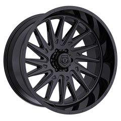 547B-2228544 22X12 5X5.50 (-44) TIS 547B (HB 87.1) - Black Patch Performance - TIS547B2228544