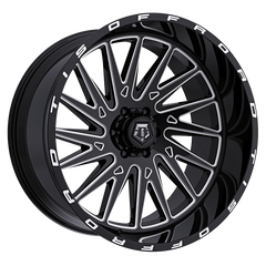 547BM-2228344 22X12 6X5.50 (-44) TIS 547BM (HB 106.2) - Black Patch Performance - TIS547BM2228344
