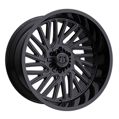 553B-2206810 22X10 6X5.50 / 6X135 (+10) TIS 553B (HB 106.1) - Black Patch Performance - TIS553B2206810