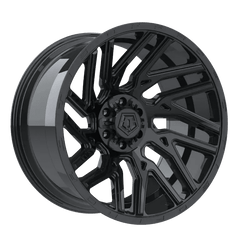 554B-2208719S 22X10 8X170 (-19) TIS 554B (HB 125.2) - Black Patch Performance - TIS554B2208719S