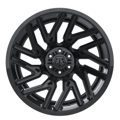 554B-2208719S 22X10 8X170 (-19) TIS 554B (HB 125.2) - Black Patch Performance - TIS554B2208719S