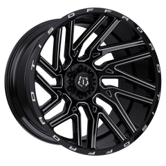554BM-2448176 24X14 8X6.50 (-76) TIS 554BM (HB 125.2) - Black Patch Performance - TIS554BM2448176