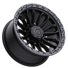 556AB-2108920 20X10 8X180 (-20) TIS 556AB (HB 124.3) - Black Patch Performance - TIS556AB2108920