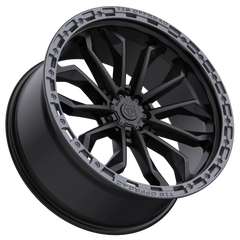 556BA-2208310 22X10 6X5.50 (+10) TIS 556BA (HB 106.2) - Black Patch Performance - TIS556BA2208310