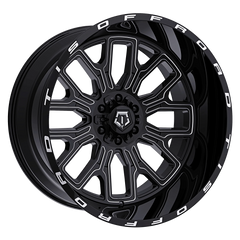560BM-2100519 20X10 5X4.50 / 5X5.00 (-19) TIS 560BM (HB 78.1) - Black Patch Performance - TIS560BM2100519