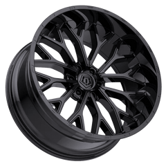 565B-2108324 20X10 6X5.50 (-24) TIS 565B (HB 106.2) - Black Patch Performance - TIS565B2108324