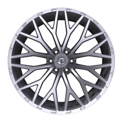 566BSM-7907300 17X9 5X5.00 (+00) TIS 566BSM (HB 71.5) - Black Patch Performance - TIS566BSM7907300