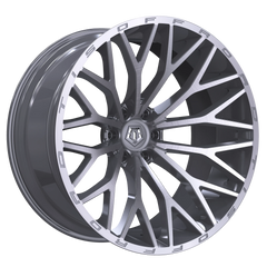 566BSM-8908100 18X9 8X6.50 (+00) TIS 566BSM (HB 125.2) - Black Patch Performance - TIS566BSM8908100