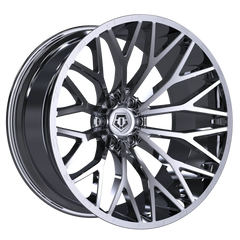 566C-2428944 24X12 8X180 (-44) TIS 566C (HB 125.2) - Black Patch Performance - TIS566C2428944