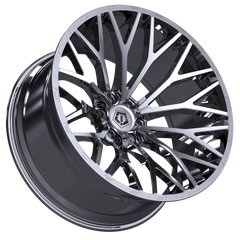 566C-2428944 24X12 8X180 (-44) TIS 566C (HB 125.2) - Black Patch Performance - TIS566C2428944