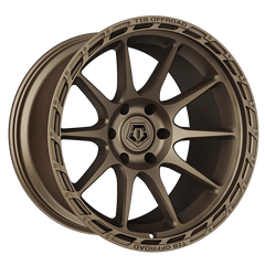 TIS 563BZ Bolt on Cap Bronze with Gloss Black Logo for 8 - 6.50/8 - 180 - Black Patch Performance - TISTIS0008BZ