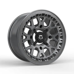 558A-47056+10 14X7 4X156 (+10) TIS 558A (HB 132.5) - Black Patch Performance - TISU558A47056+10