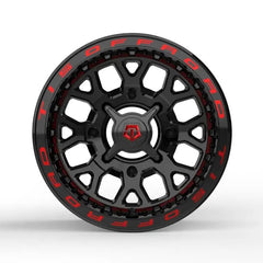 558BMRL-57037+10 15X7 4X137 (+10) TIS 558BMRL (HB 110.18) - Black Patch Performance - TISU558BMRL57037+10