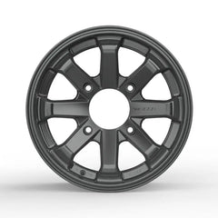 559A-57056+10 15X7 4X156 (+10) TIS 559A (HB 132.5) - Black Patch Performance - TISU559A57056+10