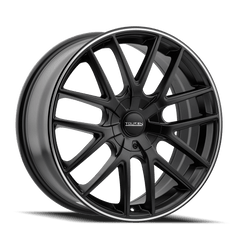 20x8.5 TOUREN TR60 5x110 5x115 Offset (40) Center Bore (72.62) Style #3260 | 3260 - 2811FMB - Black Patch Performance - TOUR32602811FMB