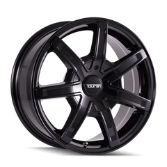 20x8.5 TOUREN TR65 5x115 5x5.5 Offset (18) Center Bore (87) Style #3265 | 3265 - 2888B - Black Patch Performance - TOUR32652888B