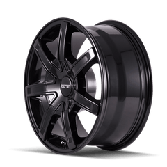 20x8.5 TOUREN TR65 5x115 5x5.5 Offset (18) Center Bore (87) Style #3265 | 3265 - 2888B - Black Patch Performance - TOUR32652888B