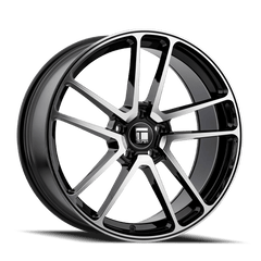 20x9 TOUREN TF97 5x4.5 Offset (35) Center Bore (73.1) Style #3297 | 3297 - 2965MB35 - Black Patch Performance - TOUR32972965MB35