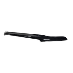 TrailFX Hood Deflector Wrap-Around Smoke Acrylic - Black Patch Performance - TRAI8712H