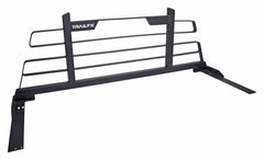 TrailFX Truck Cab Protector / Headache Rack Powder Coated; Titanium Black; Steel; With Mounting Kit; Can Be Used With Cross Bed Tool Box - Black Patch Performance - TRAIHR001B
