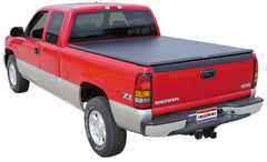 TruXport Tonneau Cover - Black - 1999-2006 (2007 Classic) Chevy Silverado/GMC Sierra 1500 6' 6" Bed - Black Patch Performance - TRUX281101