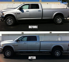 LEVELING KIT 2IN DODGE RAM 2500/3500 W/FT SHOCK RELOCATION BRACKETS - Black Patch Performance - TUFF32909