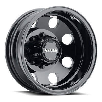 002-6687RBK 16X6 8X170 (-125) ULT 002RBK Modular Dually (HB 125.2) - Black Patch Performance - ULTR0026687RBK