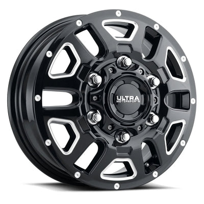 003-6668FBM 16X6 6X180 (+110) ULT 003FBM Hunter Dually (HB 138.8) - Black Patch Performance - ULTR0036668FBM
