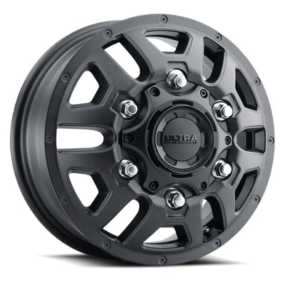003-6668FSB 16X6 6X180 (+110) ULT 003SB Hunter Dually (HB 138.8) - Black Patch Performance - ULTR0036668FSB