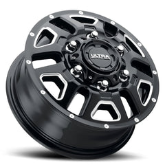 003-6670FBM 16X6 6X205 (+129) ULT 003FBM Hunter Dually (HB 161.1) - Black Patch Performance - ULTR0036670FBM