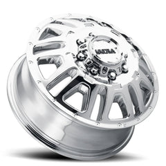 003-7681FC 17X6.5 8X6.50 (+129) ULT 003FC Hunter Dually (HB 121.7) - Black Patch Performance - ULTR0037681FC