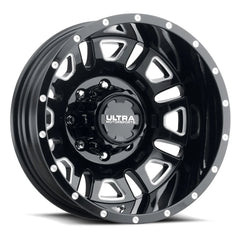 003-7681RBM 17X6.5 8X6.50 (-140) ULT 003RBM Hunter Dually (HB 121.7) - Black Patch Performance - ULTR0037681RBM