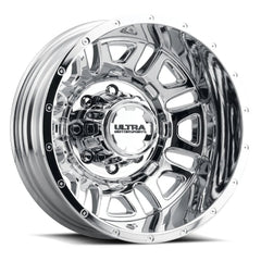 003-7681RC 17X6.5 8X6.50 (-140) ULT 003RC Hunter Dually (HB 121.7) - Black Patch Performance - ULTR0037681RC