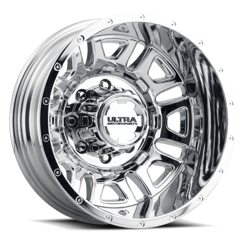003-7681RC 17X6.5 8X6.50 (-140) ULT 003RC Hunter Dually (HB 121.7) - Black Patch Performance - ULTR0037681RC