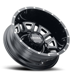003-7692RBM 17X6.5 8X200 (-140) ULT 003RBM Hunter Dually (HB 142.3) - Black Patch Performance - ULTR0037692RBM
