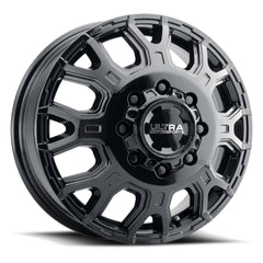 022-7681FBK 17X6.5 8X6.50 (+129) ULT 022FBK Scorpion Dually (HB 121.7) - Black Patch Performance - ULTR0227681FBK