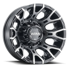 022-7681RU 17X6.5 8X6.50 (-140) ULT 022RU Scorpion Dullally (HB 121.7) - Black Patch Performance - ULTR0227681RU