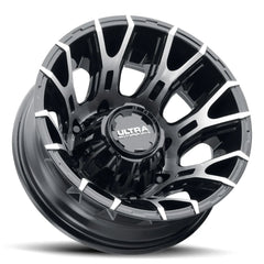 022-7681RU 17X6.5 8X6.50 (-140) ULT 022RU Scorpion Dullally (HB 121.7) - Black Patch Performance - ULTR0227681RU