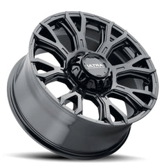 123-2982BK+18 20X9 8X6.50 (+18) ULT 123BK Scorpion (HB 125.2) - Black Patch Performance - ULTR1232982BK+18