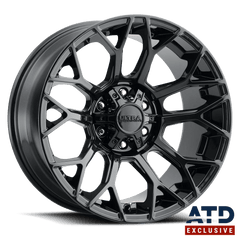 127B-2090918 20X9 5X5/5X5.50 (+18) ULT 127B (HB 87) - Black Patch Performance - ULTR127B2090918