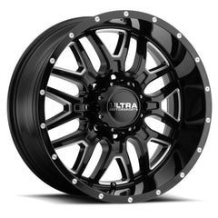 203-7987BM+12 17X9 8X170 (+12) ULT 203BM Hunter (HB 125.2) - Black Patch Performance - ULTR2037987BM+12