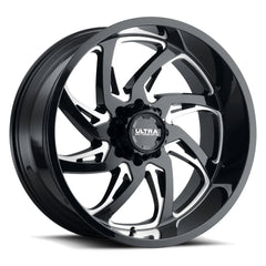 230-2135BM25 20X10 6X135 / 6X5.50 (-25) ULT 230BM Villain (HB 106.1) - Black Patch Performance - ULTR2302135BM25