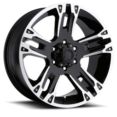 234-7883B 17X8 6X5.50 (+00) ULT 234B Maverick (HB 106.1) - Black Patch Performance - ULTR2347883B
