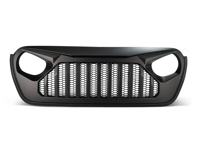 DV8 Offroad 2018-2026 Jeep Wrangler JL / 2020-2026 Gladiator JT Replacement Grille | Black | GRJL-01