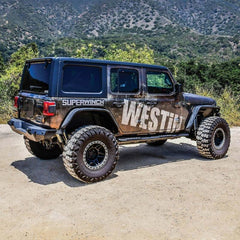 WES XTS Rock Sliders - Black Patch Performance - wes42-14065