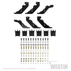 Westin 21-24140 PRO TRAXX 4 Oval Nerf Step Bars - Black Patch Performance - WEST2124140