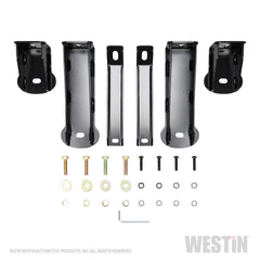 Chevrolet, GMC (Crew Cab Pickup - 2.7, 3.0, 4.3, 5.3, 6.2) Step Nerf Bar - Black Patch Performance - WEST214130