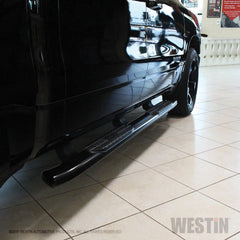 Westin 21-54085 PRO TRAXX 5 Oval Nerf Step Bars - Black Patch Performance - WEST2154085