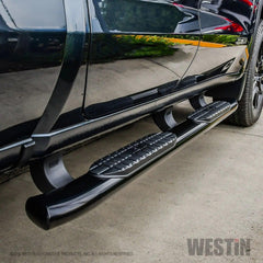 Westin 21-54125 PRO TRAXX 5 Oval Nerf Step Bars - Black Patch Performance - WEST2154125