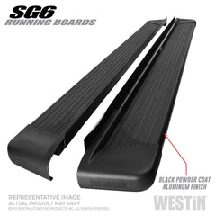 Westin 27-64765 SG6 Running Boards - Black Patch Performance - WEST2764765